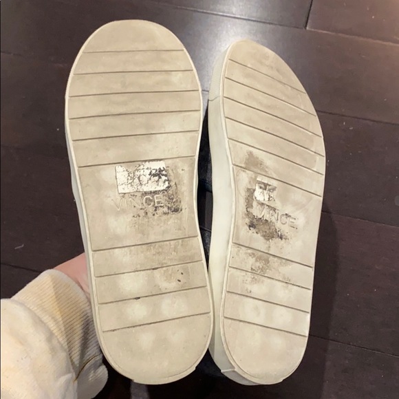 Vince Grey Fabric Slip On Sneaker Size 6 - Picture 7 of 7